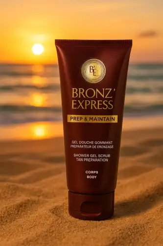 Peelingujący żel pod prysznic - BRONZ’EXPRESS GEL DOUCHE GOMMAT